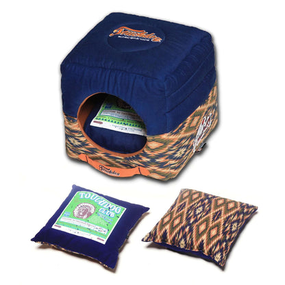 Convertible Dog Bed Reversible Pillow Vintage Tribal HomeStyle