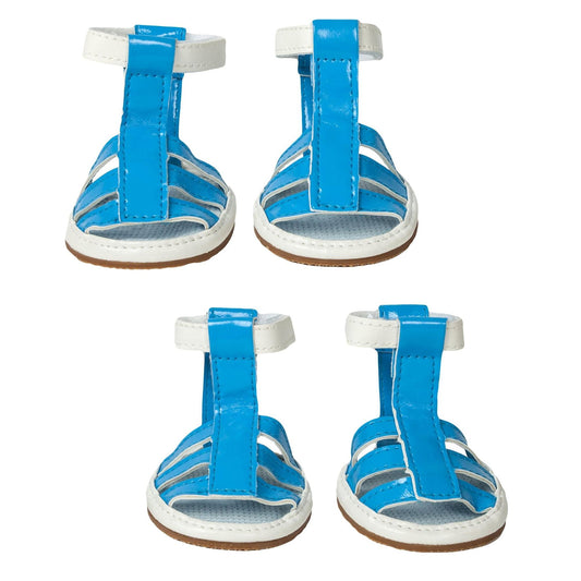 Waterproof pet sandals for hot asphalt