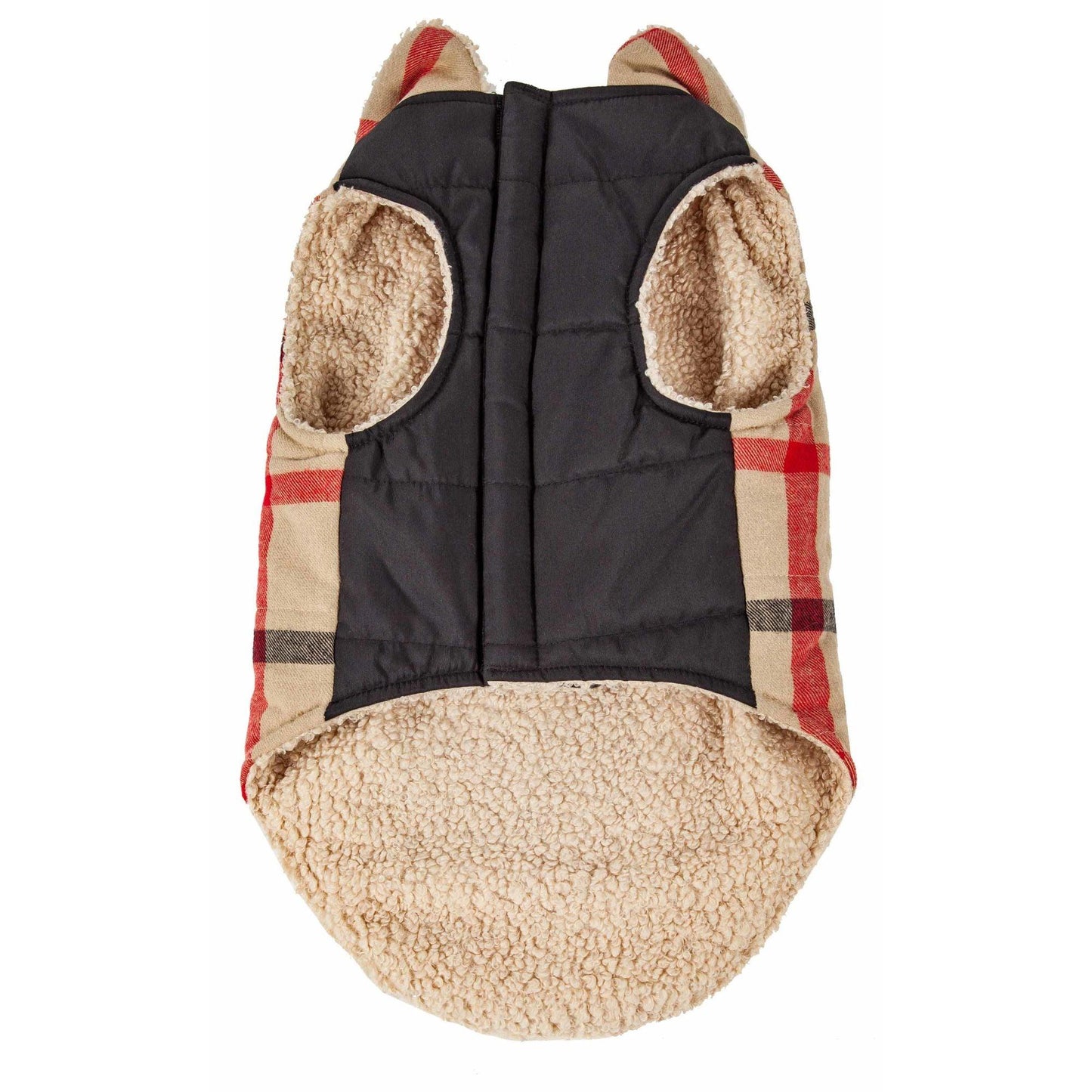 Warm Plaid Dog Coat Fashion