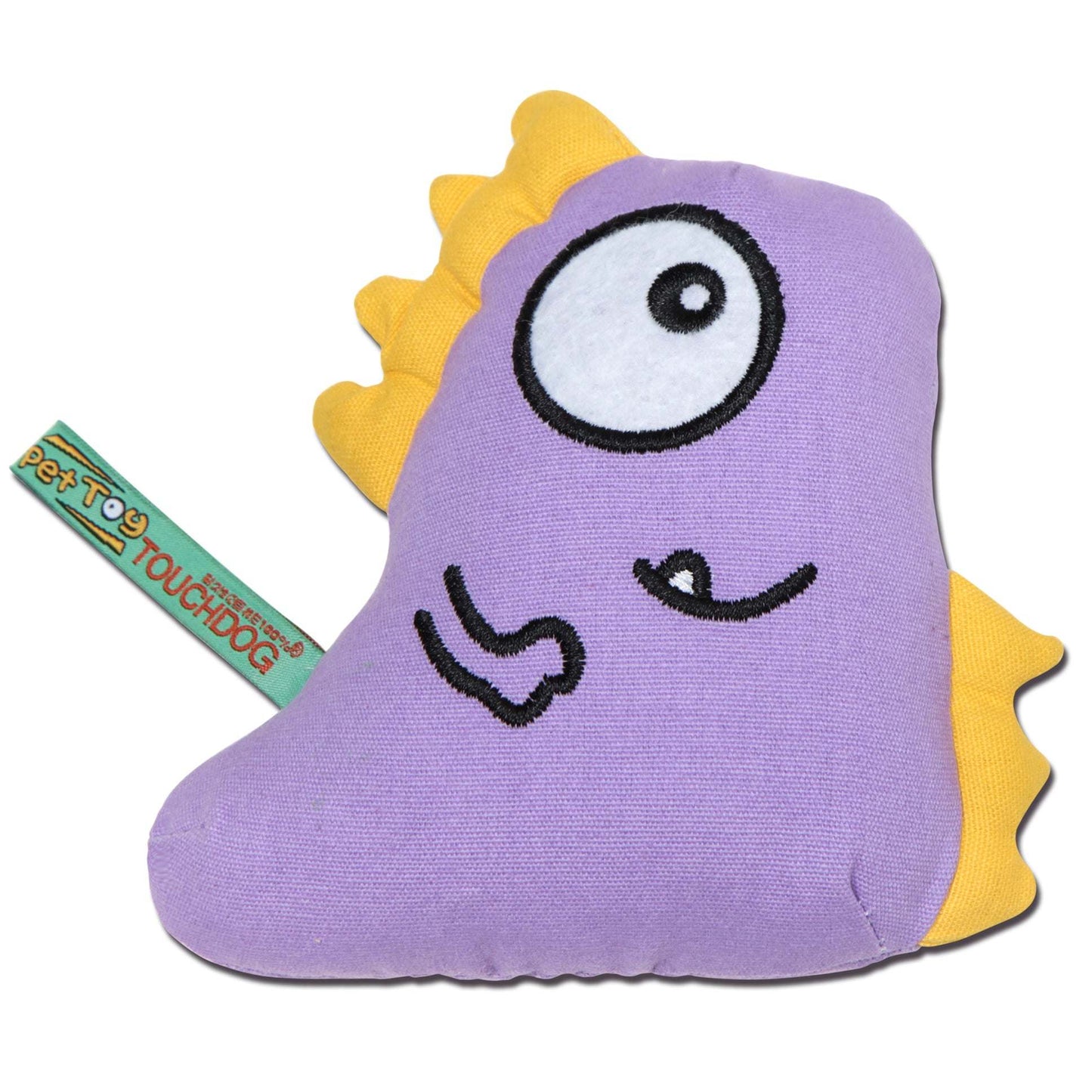 The Touchdog Cartoon Monster Plush Dog Toy is a fun and durable chew toy for dogs. - Wolldi