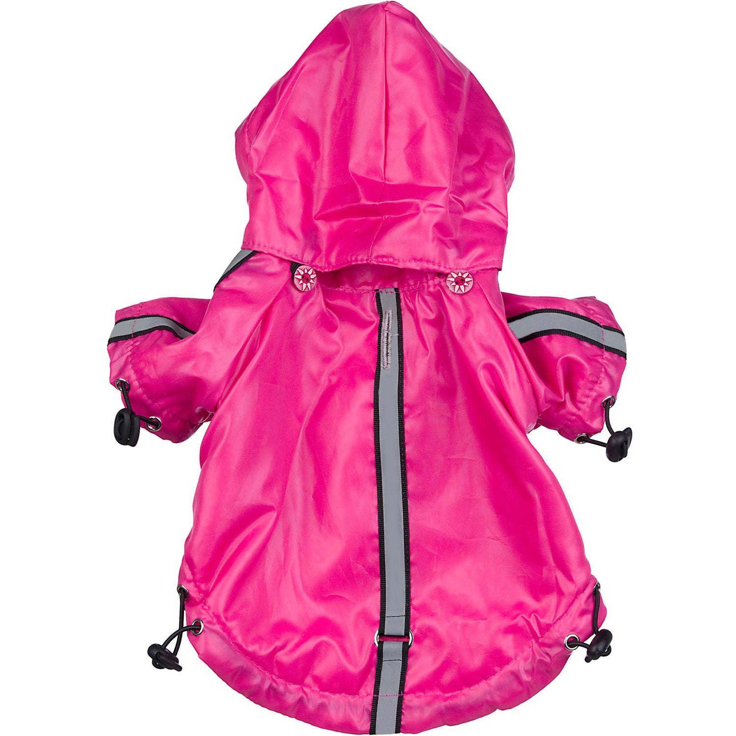 Adjustable pet raincoat+ reflective jacket Fashion