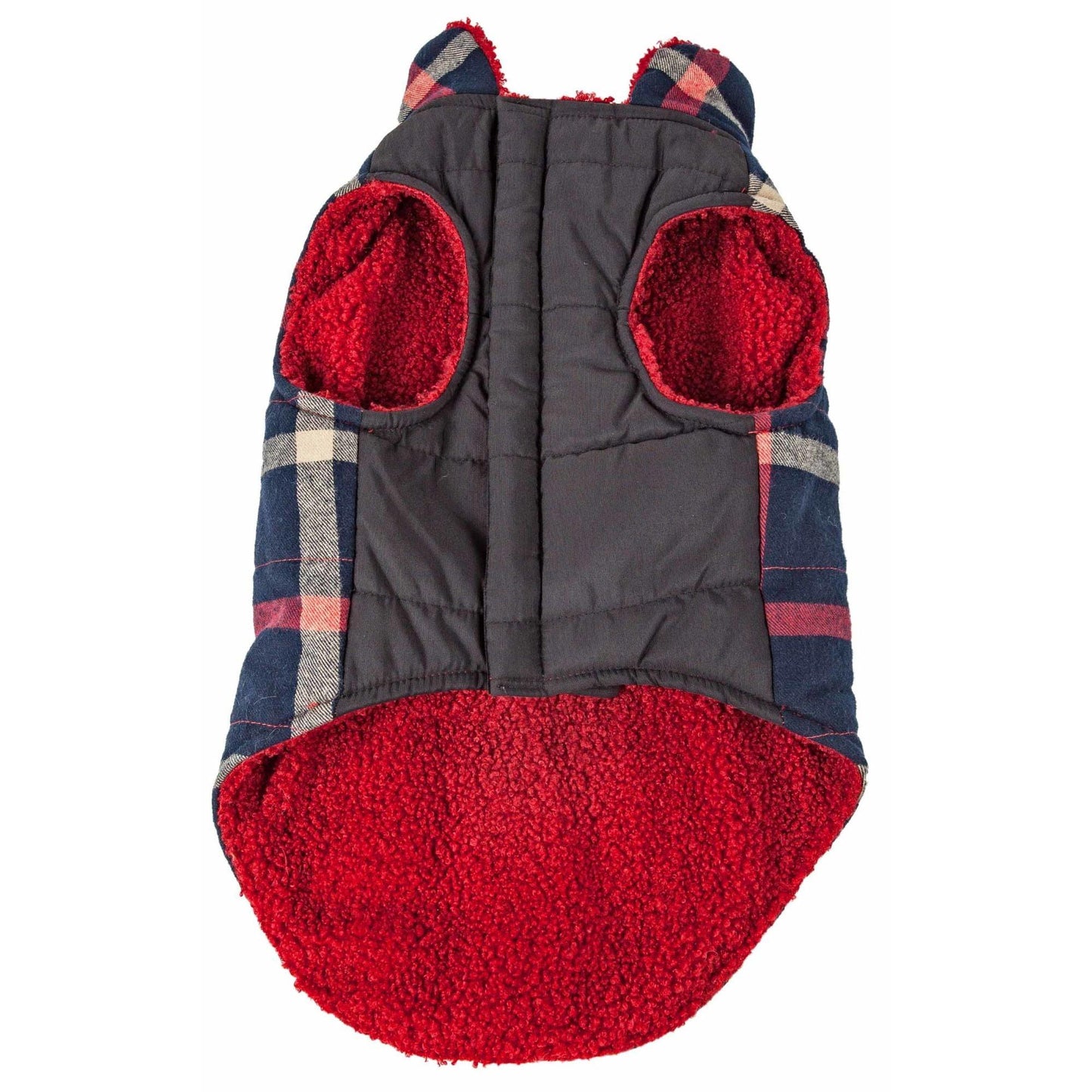 Warm Plaid Dog Coat Fashion