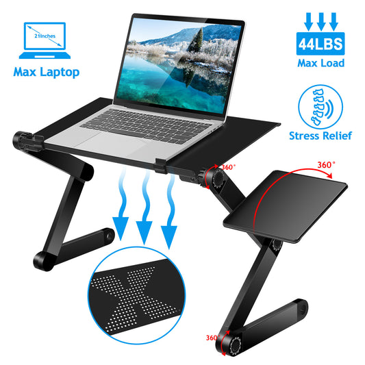 Foldable adjustable laptop table HomeStyle