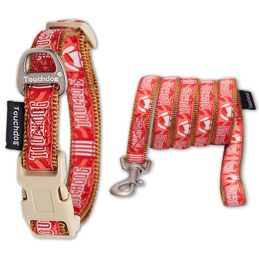 Touchdog 'Funny Bun' Collar and Leash: Durable, Adjustable, and Stylish. - Wolldi