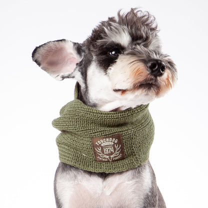 The Touchdog Heavy Knitted Winter Dog Scarf provides exceptional warmth and style. - Wolldi