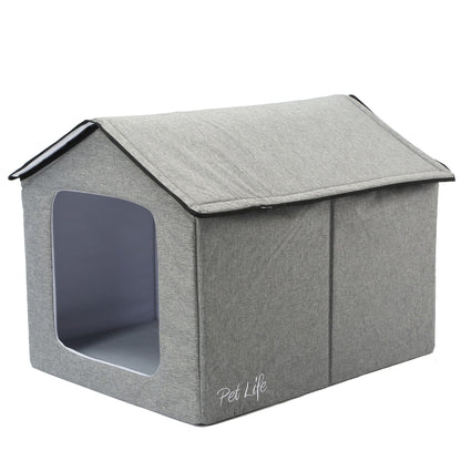 The Pet Life "Hush Puppy" Pet House has built-in heating and cooling for your pet's comfort. - Wolldi