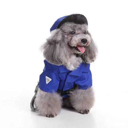 This Police Dog Costume by Pet Life is cute, easy to clean, and available in multiple sizes. - Wolldi